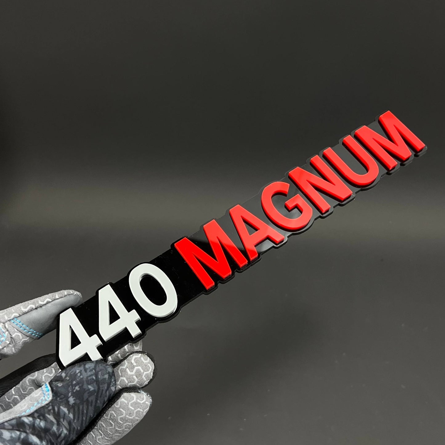 1PC 440 MAGNUM 3D Acrylic Badge - Car Truck Emblem Fender Tailgate Trunk Sticker