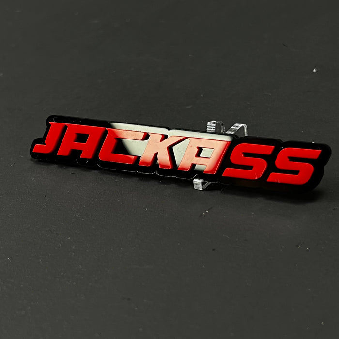 1PC JACKASS 3D Acrylic Badge - Car Truck Emblem Fender Tailgate Trunk Sticker