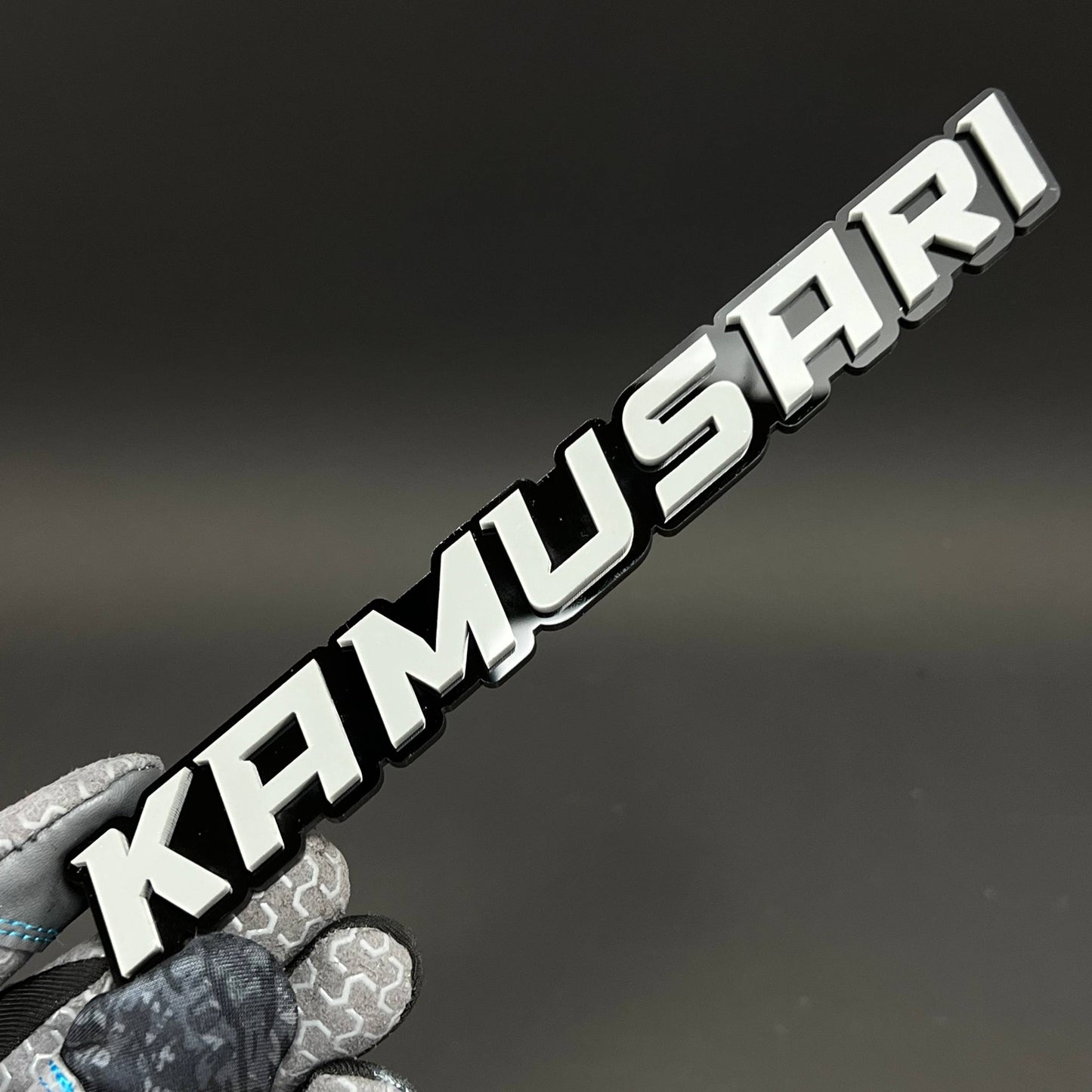 1PC KAMUSARI 3D Acrylic Badge - Car Truck Emblem Fender Tailgate Trunk Sticker