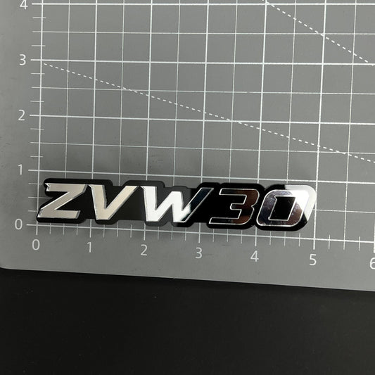 1PC ZVW30 3D Acrylic Badge - Car Truck Emblem Fender Tailgate Trunk Sticker
