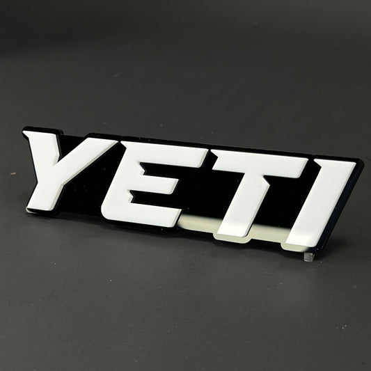 1PC YETI 3D Acrylic Badge - Car Truck Emblem Fender Tailgate Trunk Sticker