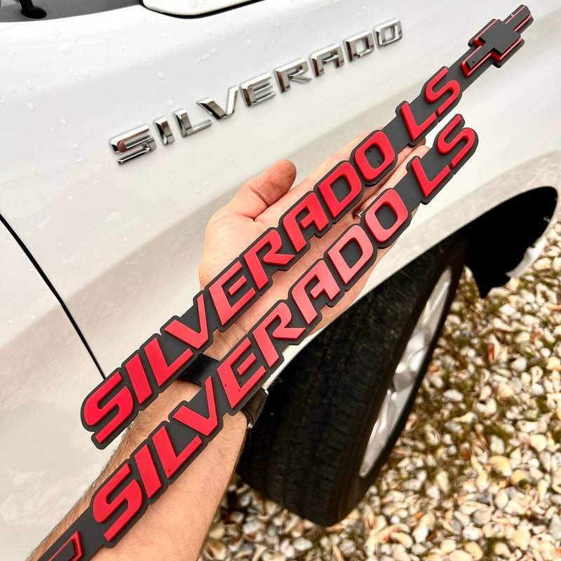 Tailgate Letters for Chevy Silverado