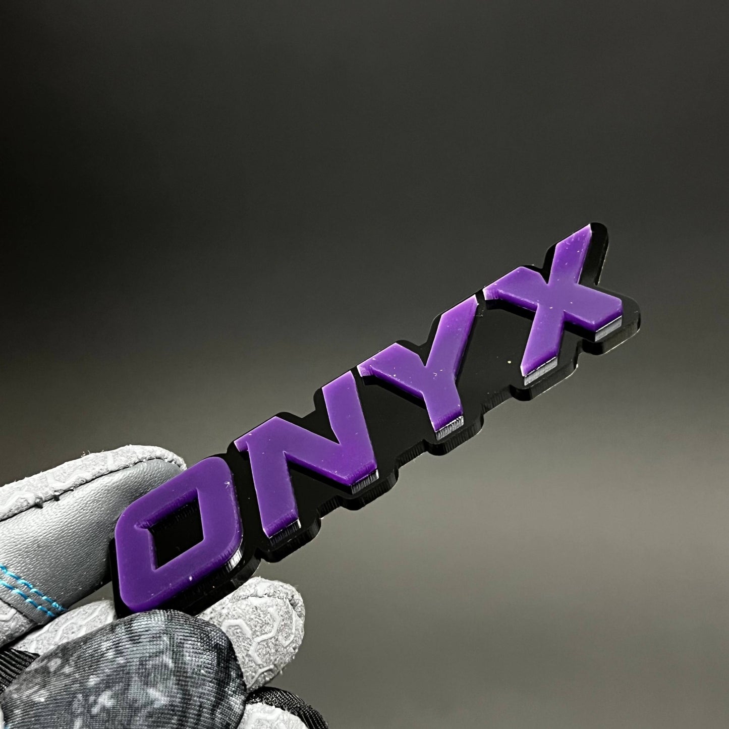 1PC ONYX 3D Acrylic Badge - Car Truck Emblem Fender Tailgate Trunk Sticker
