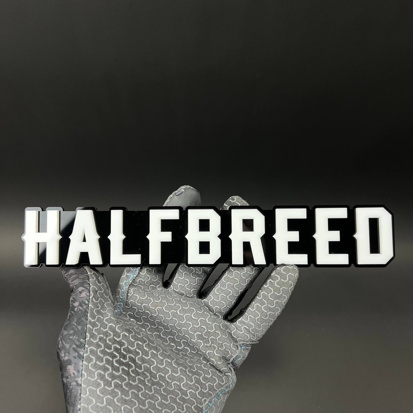 1PC HALFBREED 3D Acrylic Badge - Car Truck Emblem Fender Tailgate Trunk Sticker