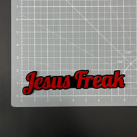 1PC Jesus Freak 3D Acrylic Badge - Car Truck Emblem Fender Sticker