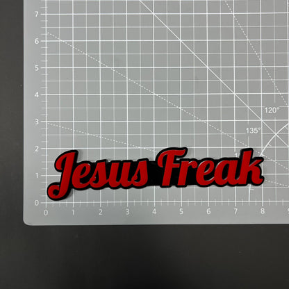1PC Jesus Freak 3D Acrylic Badge - Car Truck Emblem Fender Sticker