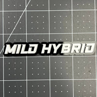 Mild Hybrid 3D Acrylic Badge - Car Truck Emblem Fender Tailgate Trunk Sticker