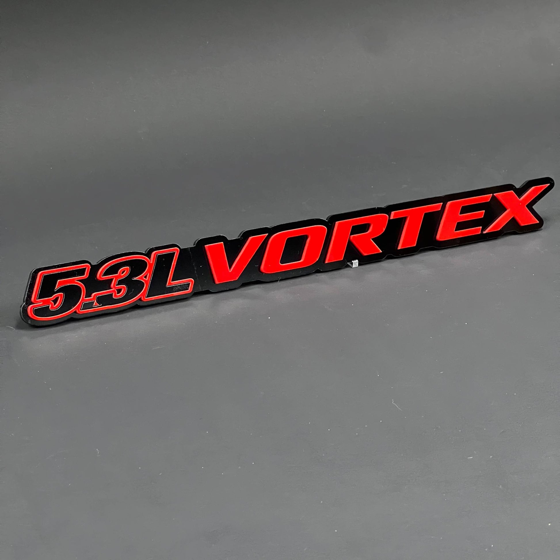 1PC 5.3L VORTEX 3D Acrylic Badge - Car Truck Emblem Fender Tailgate Trunk Sticker