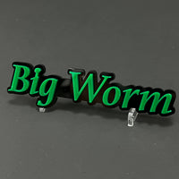 1PC Big Worm 3D Acrylic Badge - Car Truck Emblem Fender Tailgate Trunk Sticker