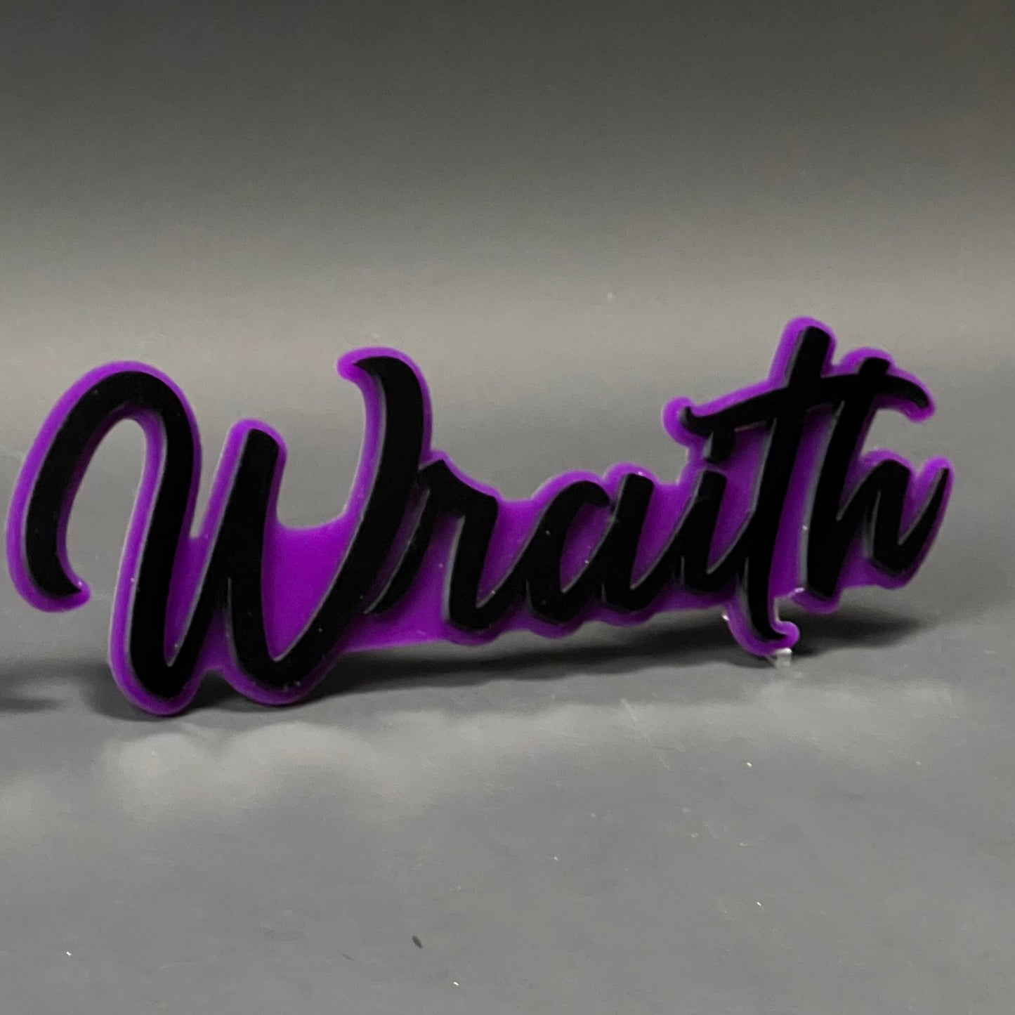 1PC Wraith 3D Acrylic Badge - Car Truck Emblem Fender Tailgate Trunk Sticker