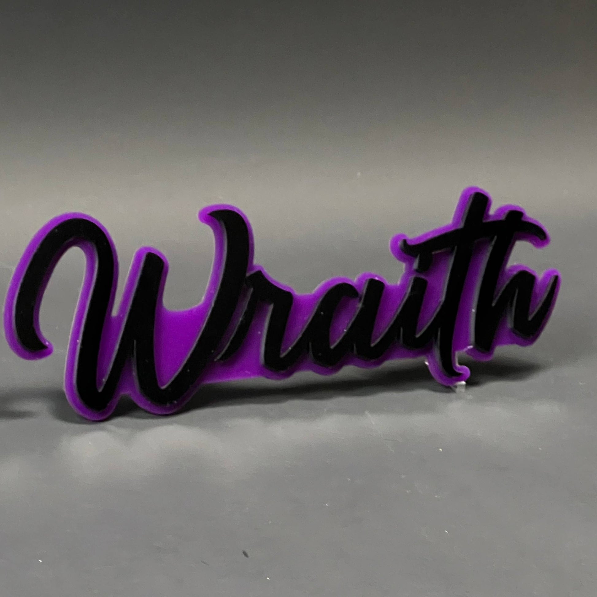 1PC Wraith 3D Acrylic Badge - Car Truck Emblem Fender Tailgate Trunk Sticker