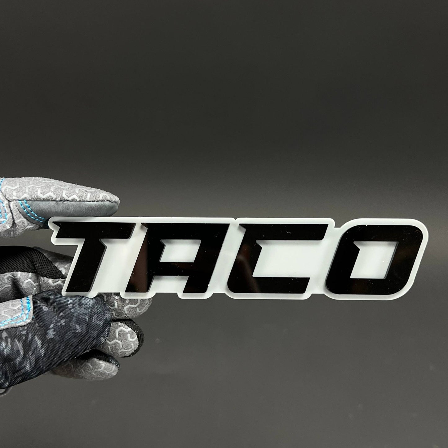 1PC TACO 3D Acrylic Badge - Car Truck Emblem Fender Tailgate Trunk Sticker