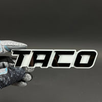 1PC TACO 3D Acrylic Badge - Car Truck Emblem Fender Tailgate Trunk Sticker