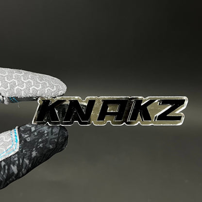 1PC KNAKZ 3D Acrylic Badge - Car Truck Emblem Fender Tailgate Trunk Sticker