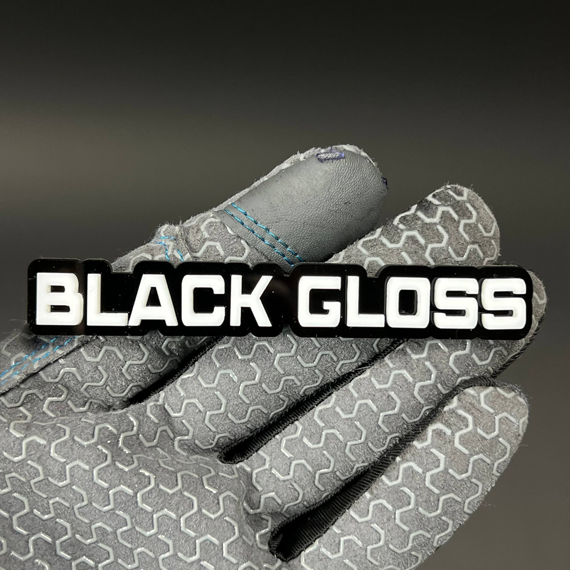 1PC BLACK GLOSS 3D Acrylic Badge - Car Truck Emblem Fender Sticker