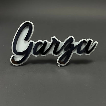 1PC Garza 3D Acrylic Badge - Car Truck Emblem Fender Tailgate Trunk Sticker