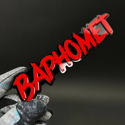 1PC BAPHOMET 3D Acrylic Badge - Car Truck Emblem Fender Tailgate Trunk Sticker