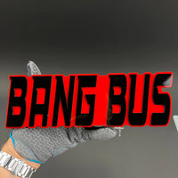 1PC BANG BUS 3D Acrylic Badge - Car Truck Emblem Fender Tailgate Trunk Sticker
