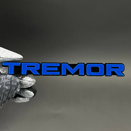 1PC TREMOR 3D Acrylic Badge - Car Truck Emblem Fender Tailgate Trunk Sticker