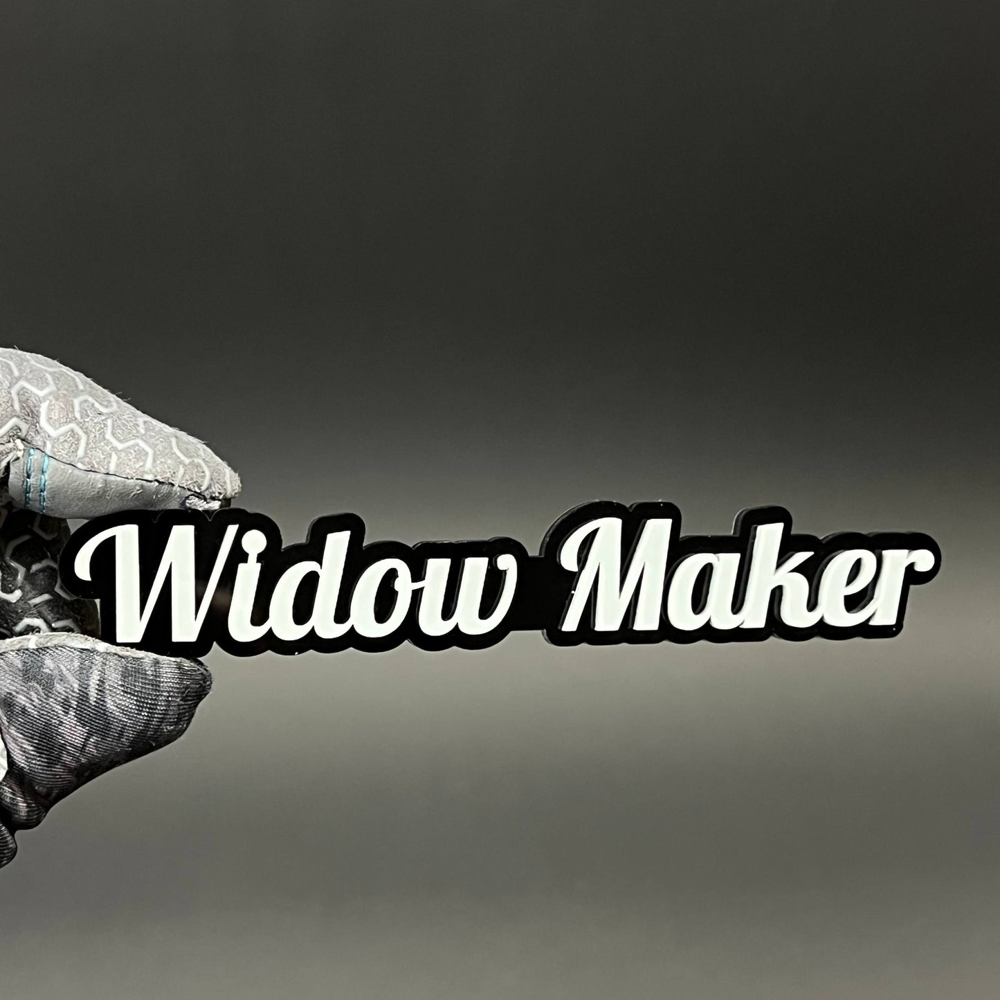 1PC WIDOW MAKER 3D Acrylic Badge - Car Truck Emblem Fender Sticker