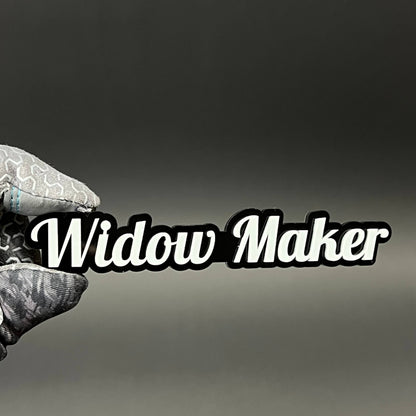 1PC WIDOW MAKER 3D Acrylic Badge - Car Truck Emblem Fender Sticker