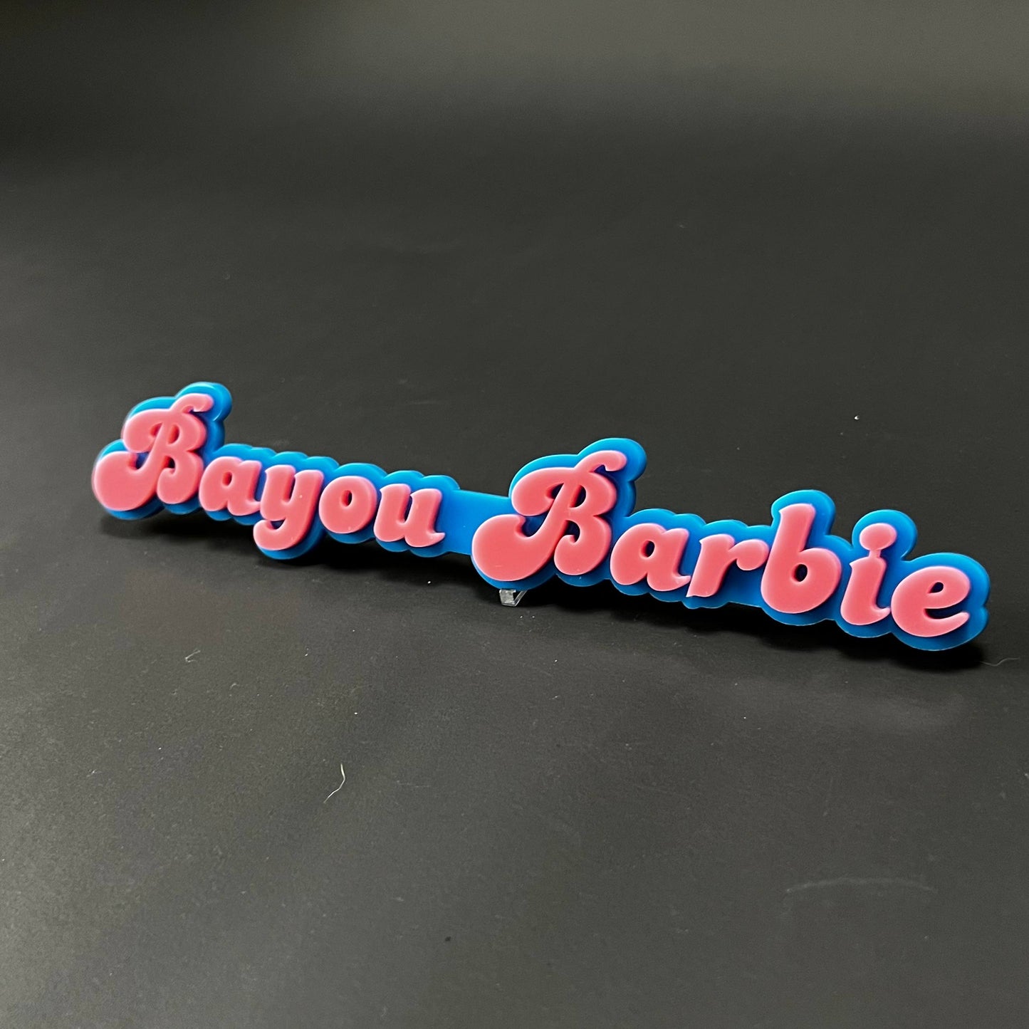 1PC Bayou Barbie 3D Acrylic Badge - Car Truck Emblem Fender Sticker