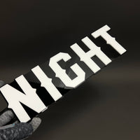 1PC NIGHT 3D Acrylic Badge - Car Truck Emblem Fender Tailgate Trunk Sticker