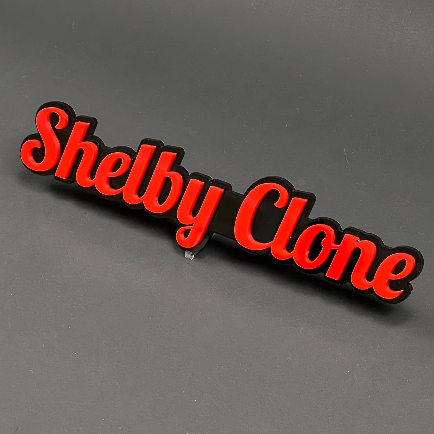 1PC Shelby Clone 3D Acrylic Badge - Car Truck Emblem Fender Sticker