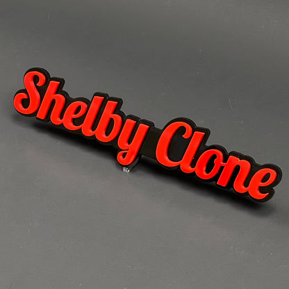 1PC Shelby Clone 3D Acrylic Badge - Car Truck Emblem Fender Sticker