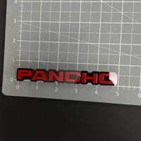 1PC PANCHO 3D Acrylic Badge - Car Truck Emblem Fender Tailgate Trunk Sticker