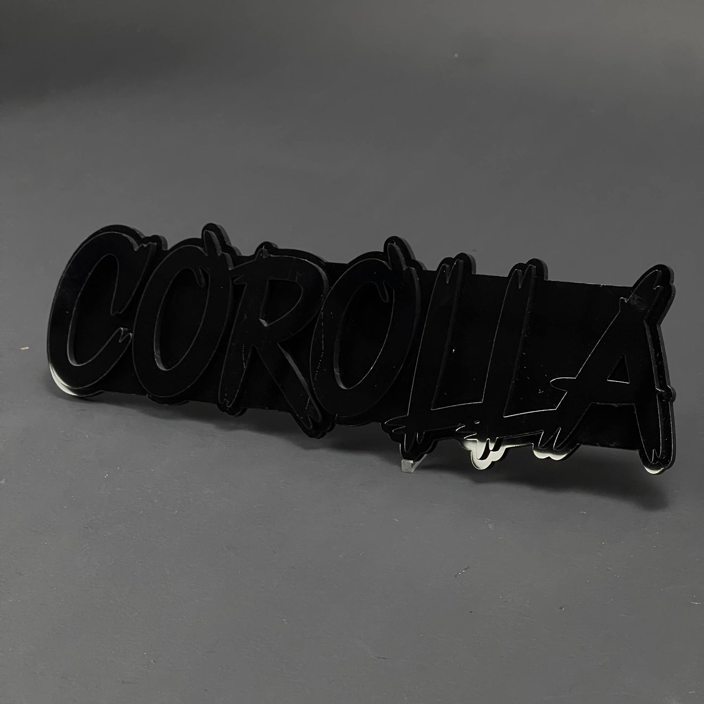 1PC COROLLA 3D Acrylic Badge - Car Truck Emblem Fender Tailgate Trunk Sticker