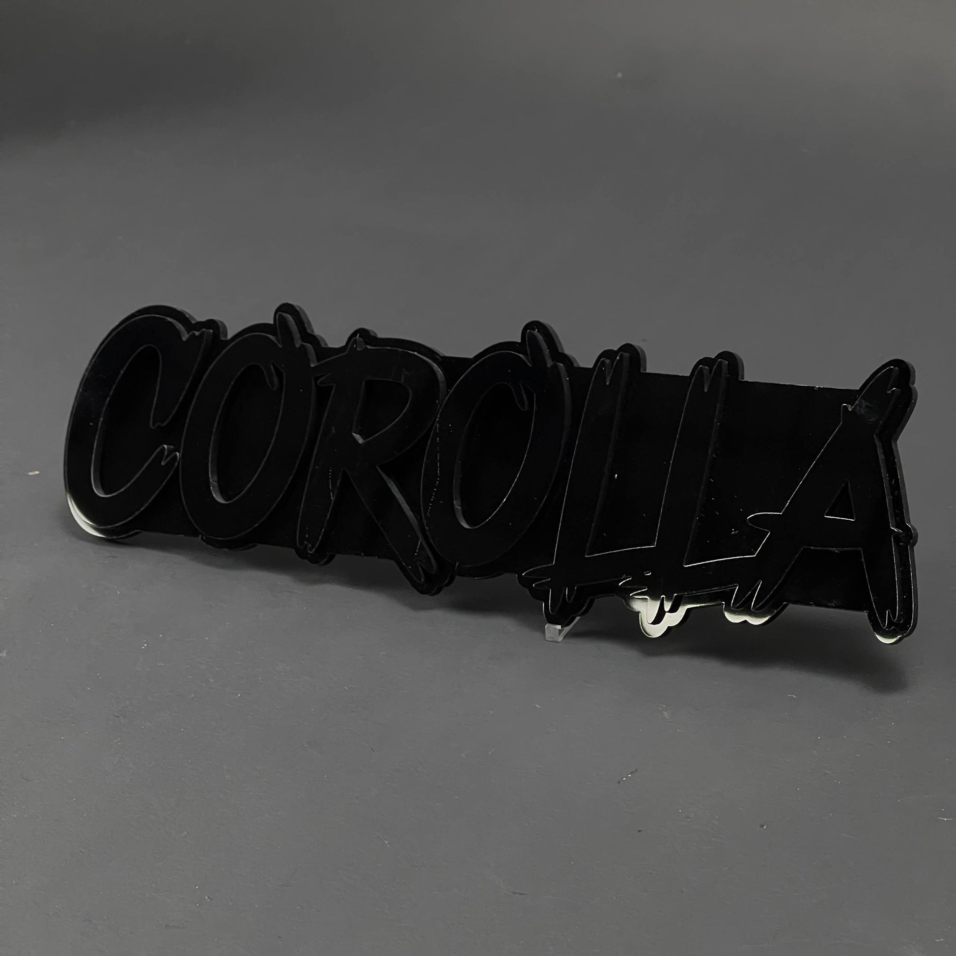 1PC COROLLA 3D Acrylic Badge - Car Truck Emblem Fender Tailgate Trunk Sticker