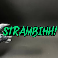 1PC STRAMBIHH! 3D Acrylic Badge - Car Truck Emblem Fender Tailgate Trunk Sticker