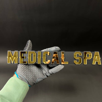 1PC MEDICAL SPA 3D Acrylic Badge - Car Truck Emblem Fender Sticker