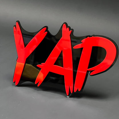 1PC YAP 3D Acrylic Badge - Car Truck Emblem Fender Tailgate Trunk Sticker