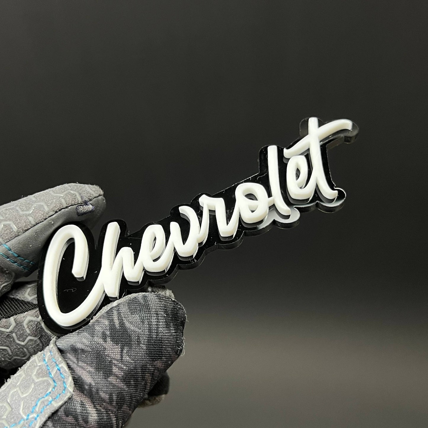1PC Chevrolet 3D Acrylic Badge - Car Truck Emblem Fender Tailgate Trunk Sticker