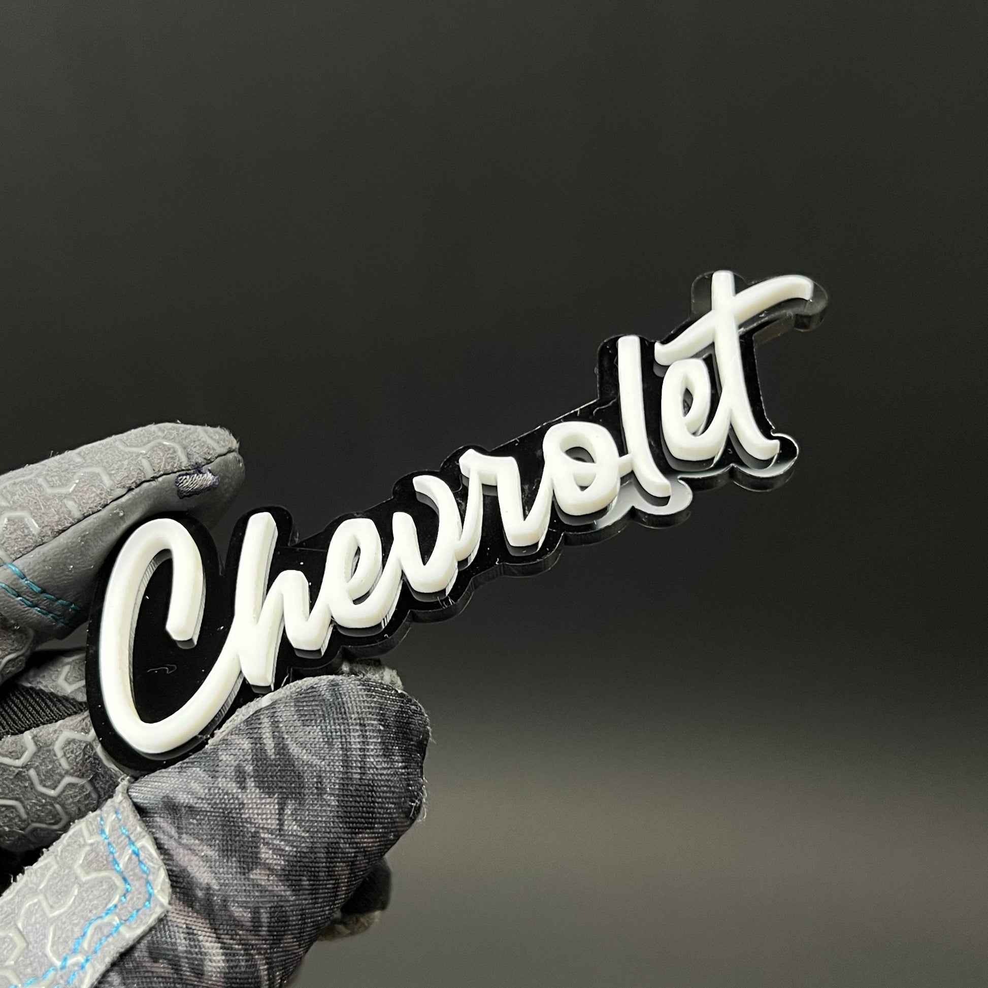 1PC Chevrolet 3D Acrylic Badge - Car Truck Emblem Fender Tailgate Trunk Sticker