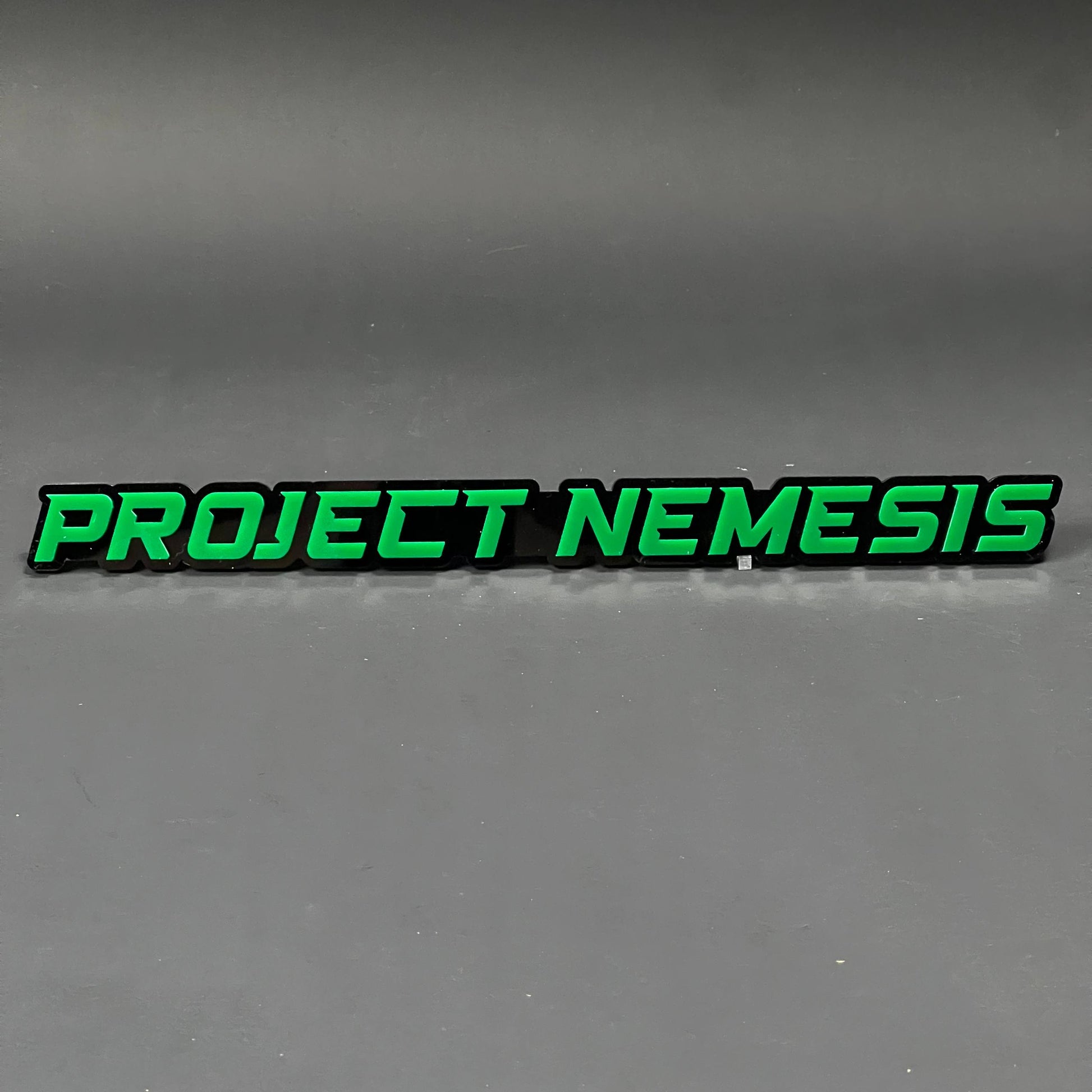 1PC PROJECT NEMESIS 3D Acrylic Badge - Car Truck Emblem Fender Sticker