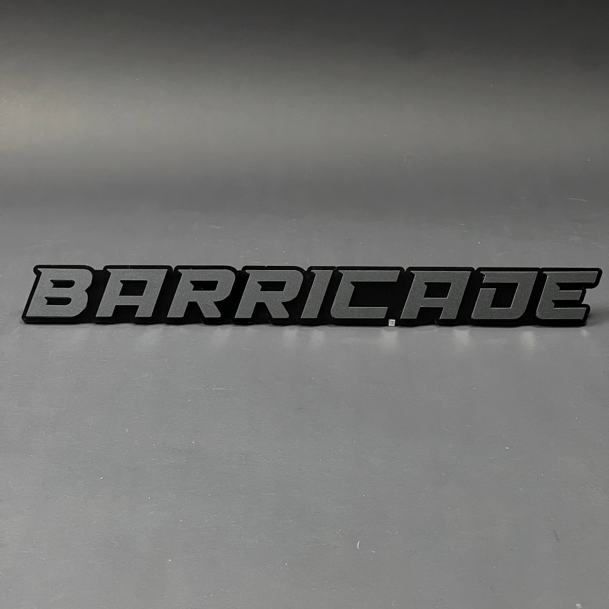 1PC BARRICADE 3D Acrylic Badge - Car Truck Emblem Fender Tailgate Trunk Sticker