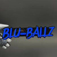 1PC BLU-BALLZ 3D Acrylic Badge - Car Truck Emblem Fender Tailgate Trunk Sticker