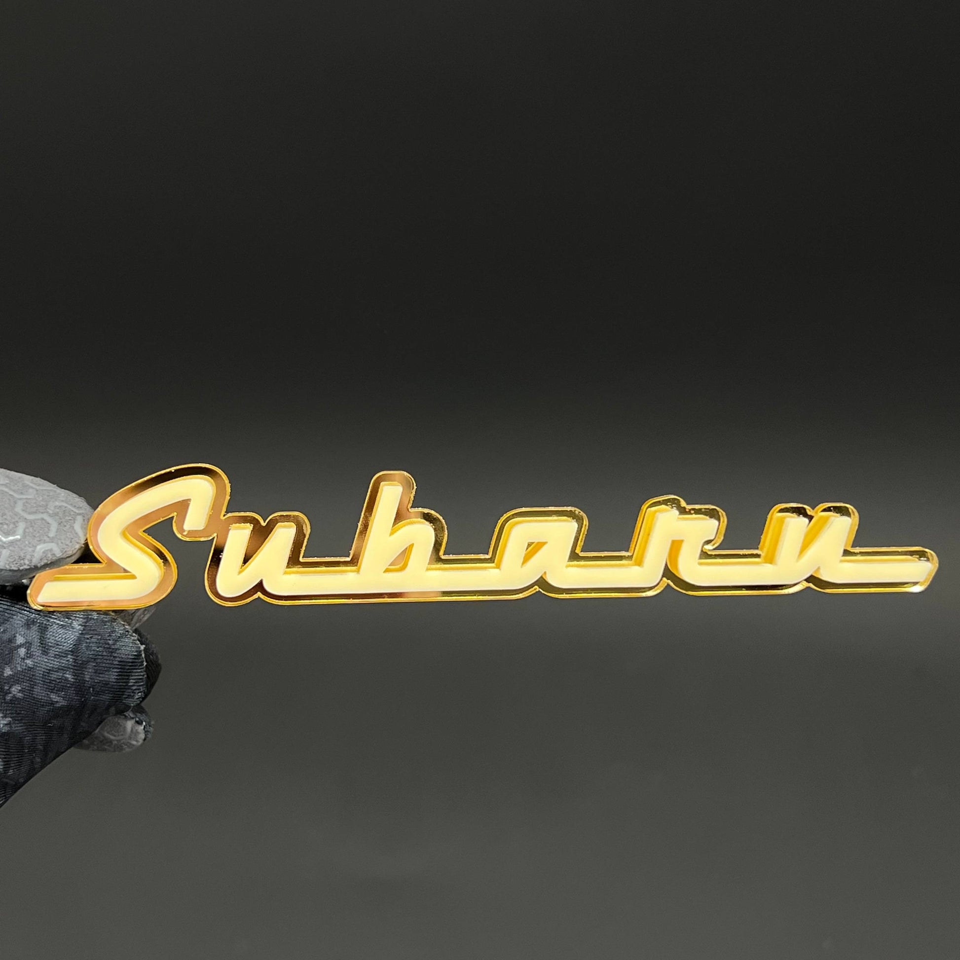 1PC Subaru 3D Acrylic Badge - Car Truck Emblem Fender Tailgate Trunk Sticker