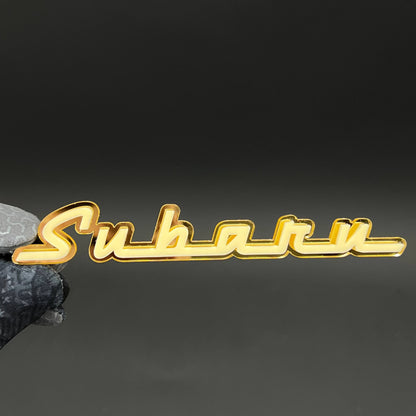 1PC Subaru 3D Acrylic Badge - Car Truck Emblem Fender Tailgate Trunk Sticker