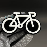 1PC Bicycle 3D Acrylic Badge - Car Truck Emblem Fender Tailgate Trunk Sticker