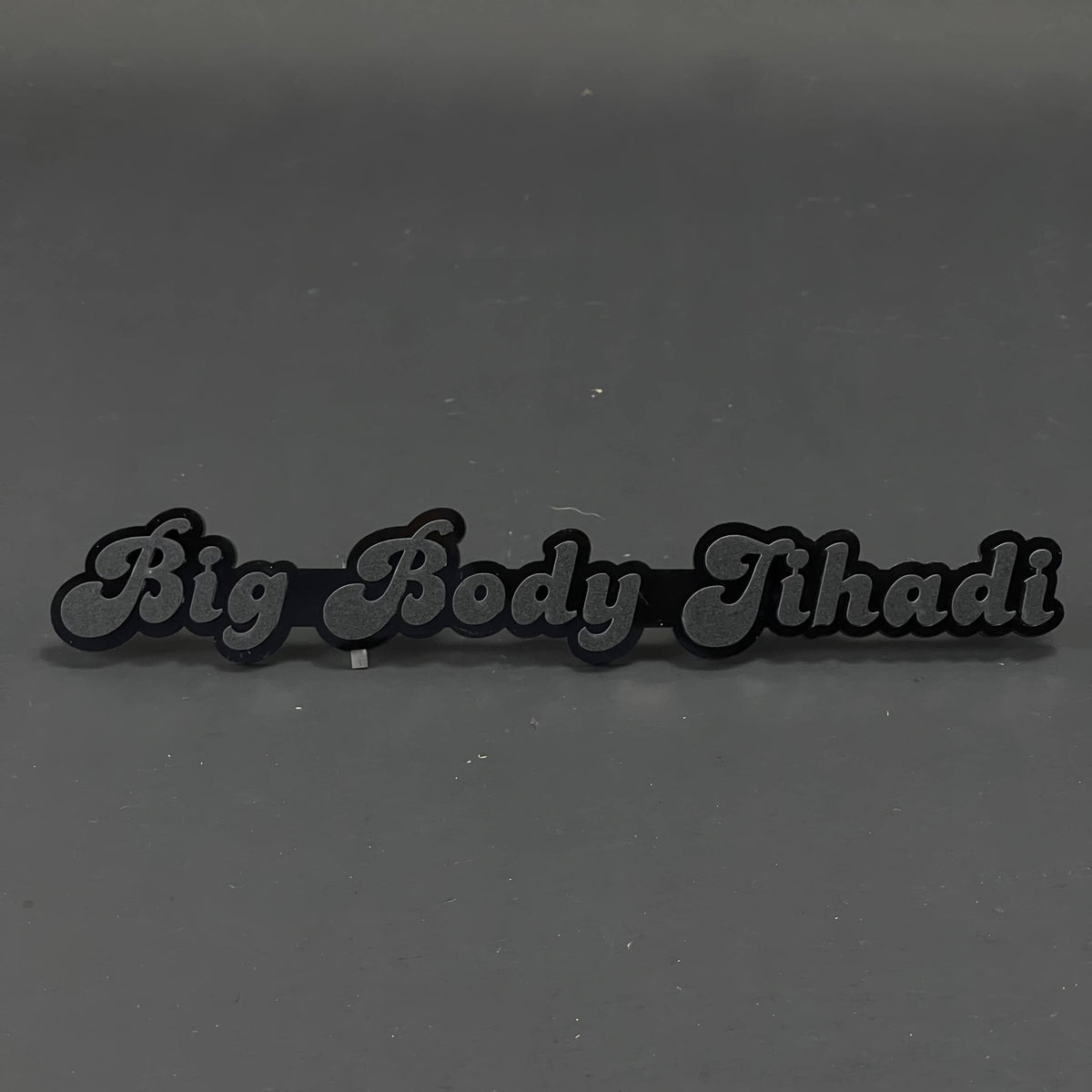 1PC Big Body Jihadi 3D Acrylic Badge - Car Truck Emblem Fender Sticker