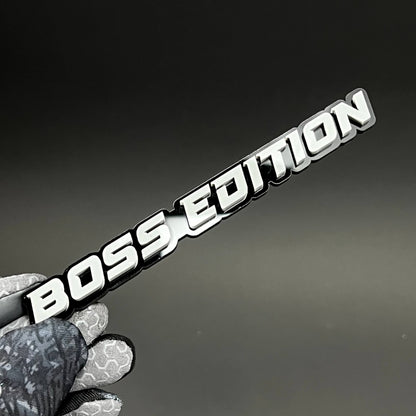 1PC BOSS EDITION 3D Acrylic Badge - Car Truck Emblem Fender Sticker