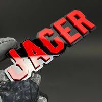 1PC JAGER 3D Acrylic Badge - Car Truck Emblem Fender Tailgate Trunk Sticker