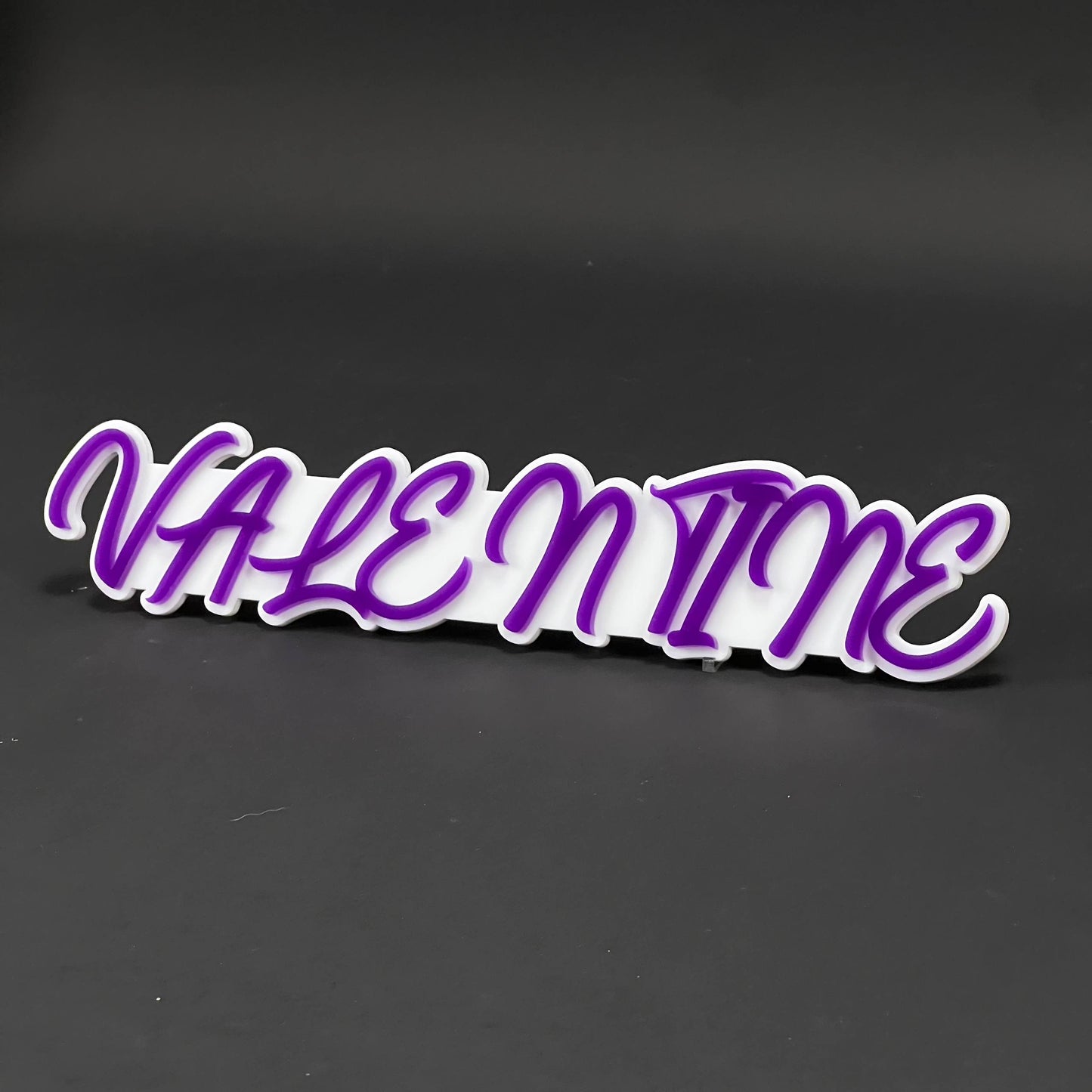 1PC VALENTINE 3D Acrylic Badge - Car Truck Emblem Fender Tailgate Trunk Sticker