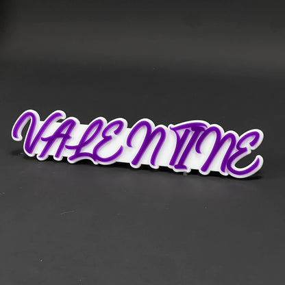 1PC VALENTINE 3D Acrylic Badge - Car Truck Emblem Fender Tailgate Trunk Sticker