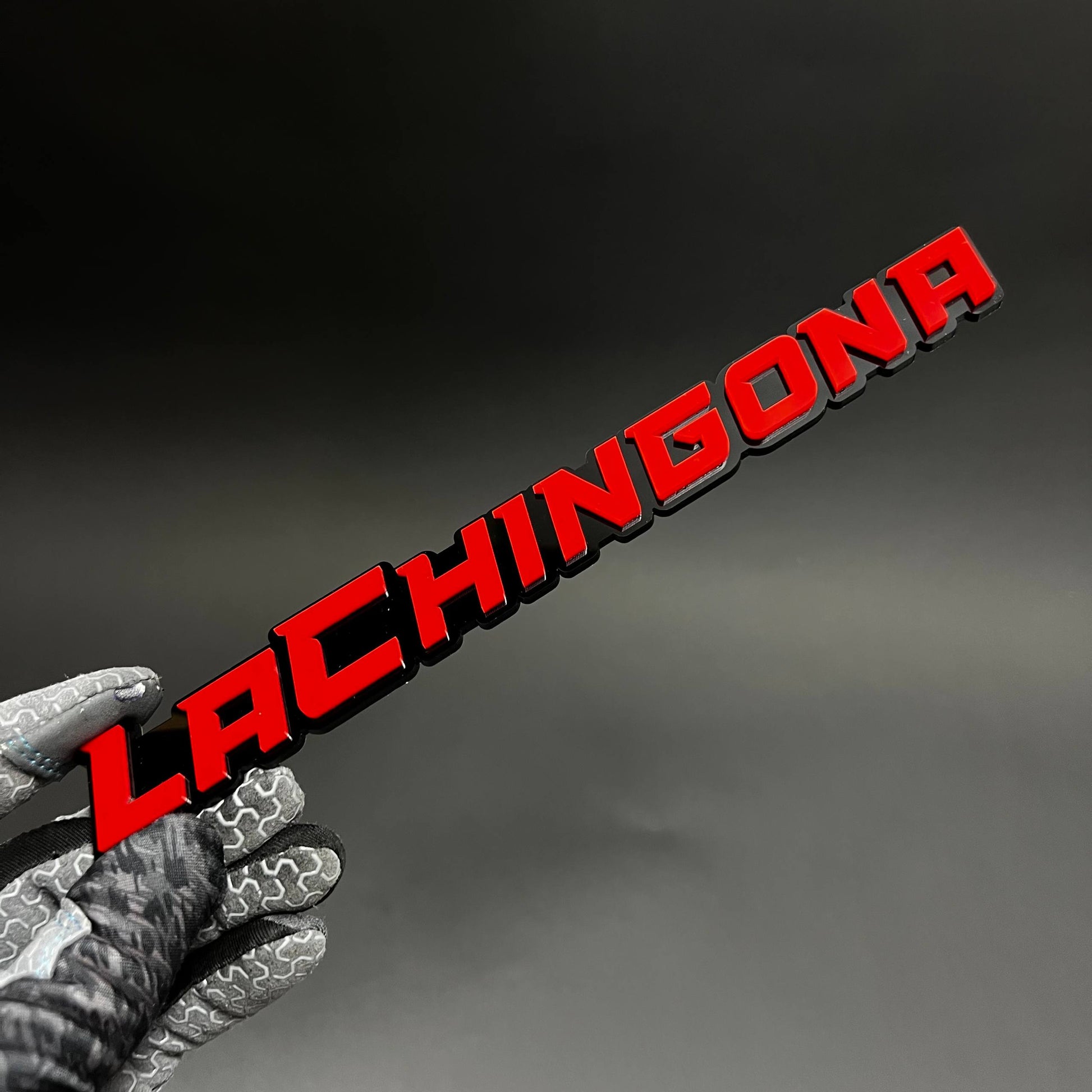 1PC LaChingona 3D Acrylic Badge - Car Truck Emblem Fender Tailgate Trunk Sticker