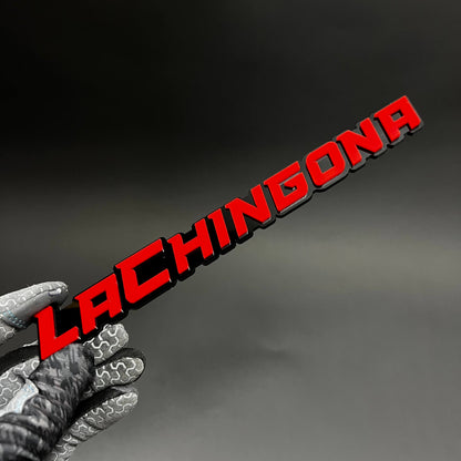 1PC LaChingona 3D Acrylic Badge - Car Truck Emblem Fender Tailgate Trunk Sticker